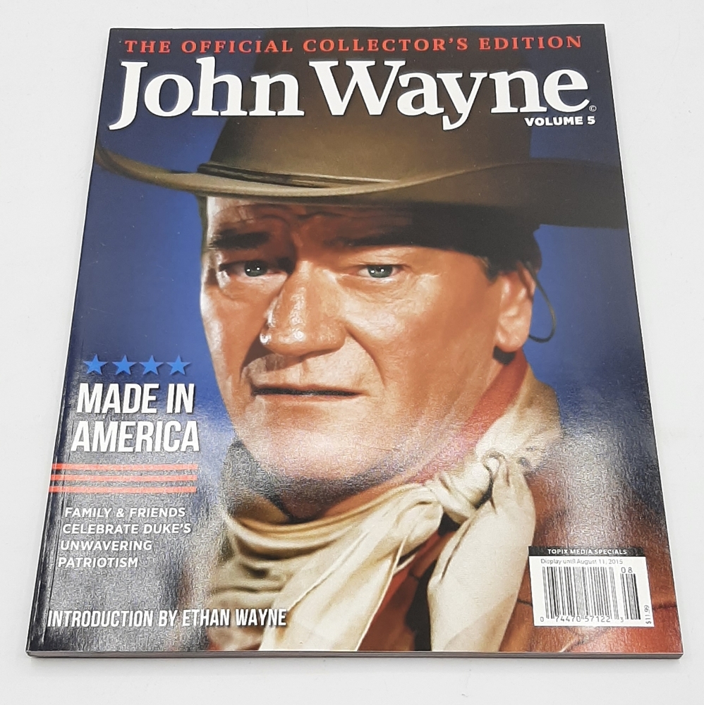John Wayne The Official Collector's Edition Magazine Issue Vol 5 AUG 2015 NEW